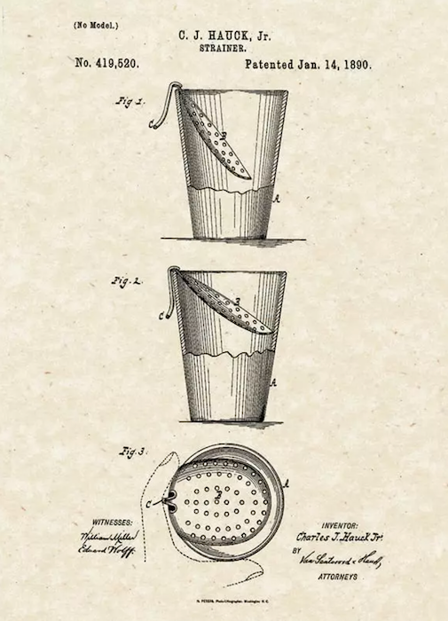 julep strainer patent